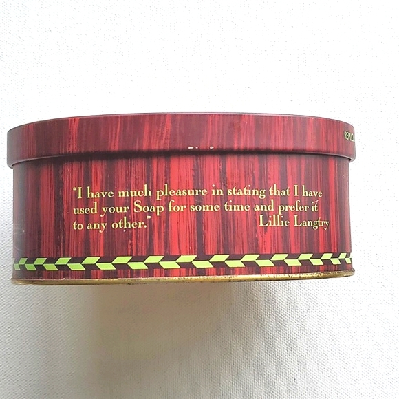 Vintage Yesteryear Pears Soap Oval Tin Trinket Box Small - Picture 4 of 7